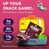 '-2g 6 Packs 18 Gummies VIBES Cherry Force Field Fruity Stars - Delicious Low Calorie Gluten-Free Bulk Fruit Snacks
