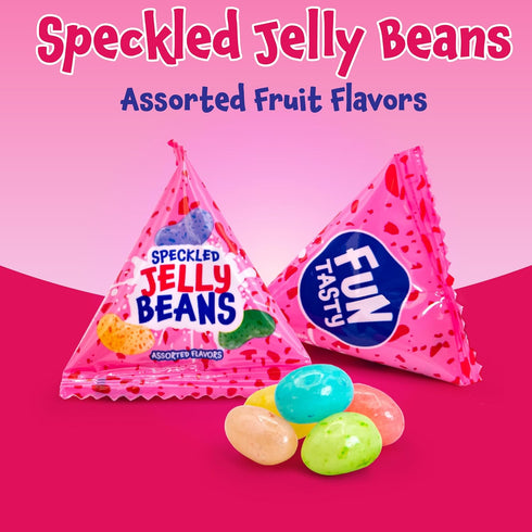 60 Packs Jelly Beans - Mini - Individually Wrapped Candy for Classroom Rewards, Buffets, Goodie Bags & Party Favors