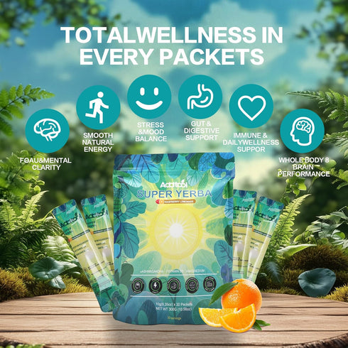 packets AddTool-super yerba - Instant Tea Powder, Yerba Raspberry Lemonade Vitality Tea,decaffeinated Natural Energy