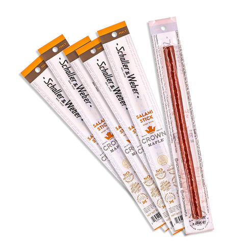 Schaller & Weber Crown Maple Salami Sticks, 0.85 Oz (Pack of 6)