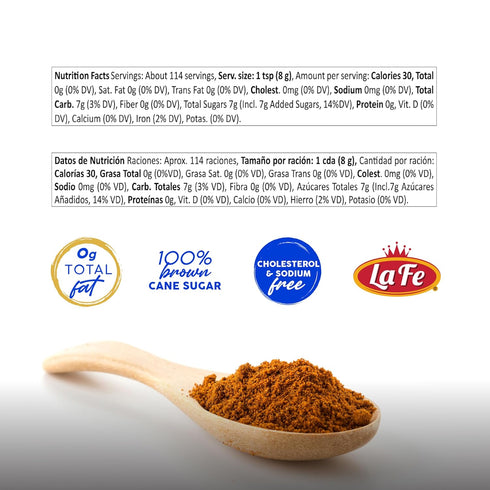 32oz Fela Panela Brown Sugar Cane - Pure Cane Sugar for Traditional Latin Cooking - Tejitos Panela Colombiana