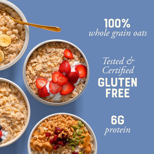 52oz (Pack 1) Bob's Red Mill Gluten Free Old Fashioned Rolled Oats, of - Non GMO, Whole Grain, Vegan, Kosher