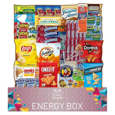 Jumbo Jumble Snack Box (45 Count) Gift Care Package Snacks Variety Pack