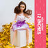 Happy 21st Birthday Cake Topper Decorations with Mini Liquor Wine Bottle Candles, Jointed Doll & Toilet