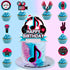 25Pcs Tik Happy Birthday Cake Toppers - Musical Tik Cupcake Toppers for Girl's Karaoke Themed Party Supplies, Music