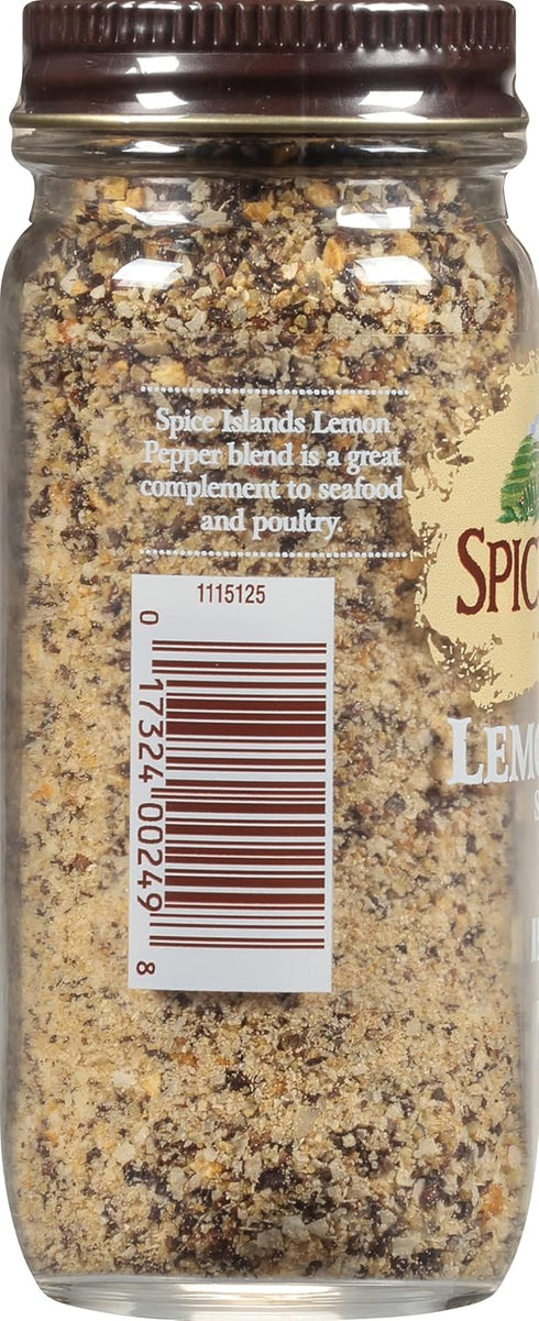 Spice Islands Lemon Pepper Seasoning, 2.4 Ounce