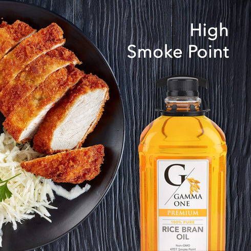 Gamma 100% 67.6 One Pure Rice Bran Oil, Ounce