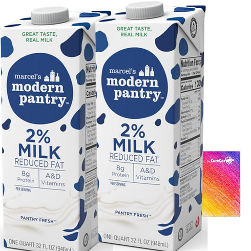 GONDMAX Shelf-Stable Milk Bundle - Includes Two Pack of Marcel's Modern Pantry Shelf-Stable