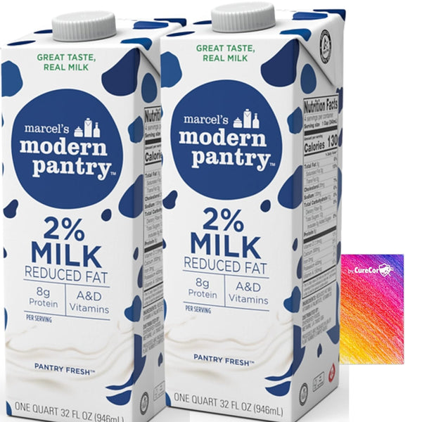 GONDMAX Shelf-Stable Milk Bundle - Includes Two Pack of Marcel's Modern Pantry Shelf-Stable