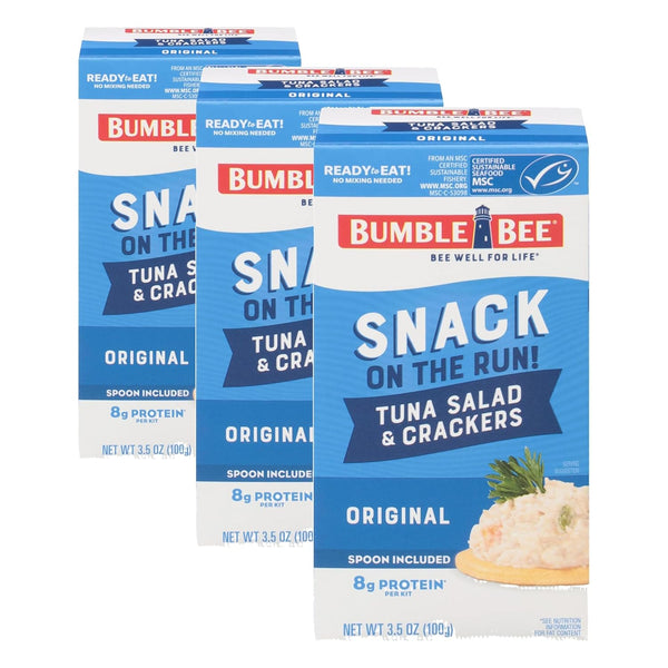 Bumble Bee Snack On The Run Original Tuna Salad with Crackers Kit