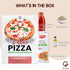 00 5 Gusta Pizza Meal Kit - Made in Italy - Gourmet Italian Food Lovers - Italian Gift Basket Gourmet Pizza - Authentic