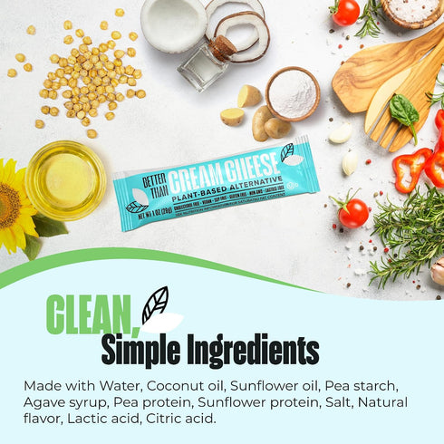 50 1oz Dairy Free Vegan Cream Cheese Spread Plant-Based, Lactose Free, Allergen-Free, Non-Dairy Cheese Smooth