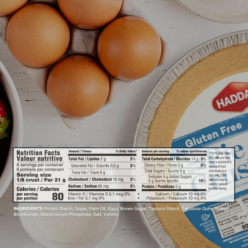 6oz Inch, Haddar Gluten Free Graham Cracker Pie Crust | Six No Bake, Ready to Use, Kosher for Passover