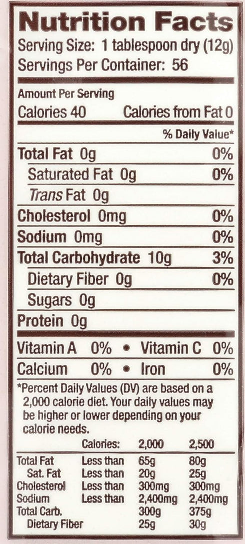 24 oz Bob's Red Mill Gluten Free Potato Starch