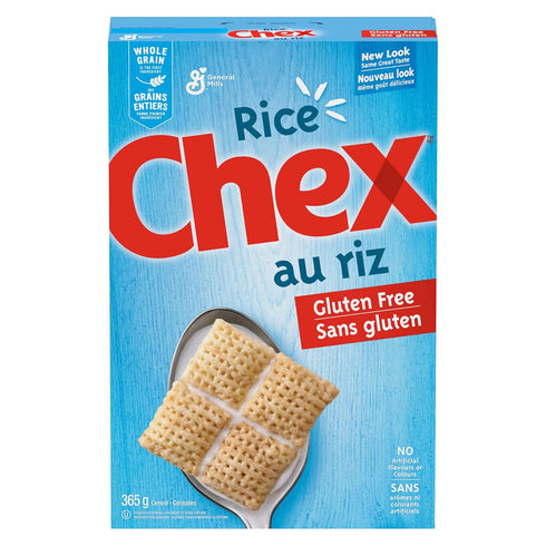 365g/12.8oz, Chex Gluten Free Rice Cereal, (Imported from Canada)
