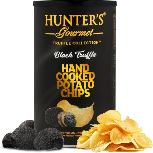 Hunter's Gourmet Potato Chips | Hand-Cooked | Lactose-Free | No Artificial Colors
