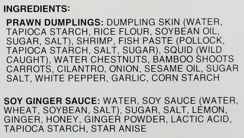 Royal Asia 7 OZ Prawn Dumplings with Soy Ginger Sauce