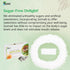 Sayan Sugar-Free All Natural Chewing Gum, 6 Packs (96 Pieces) of Siberian Pine Tree Resin and Beeswax for Fresh Breath