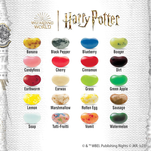 1.2 oz 6 Pack Harry Potter Bertie Bott's Every Flavour Beans, Box