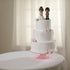 Precious Moments Perfect Couple Bride Figurine - Brunette Hair, Medium Skin Tone, Bisque Porcelain Wedding Cake Topper,