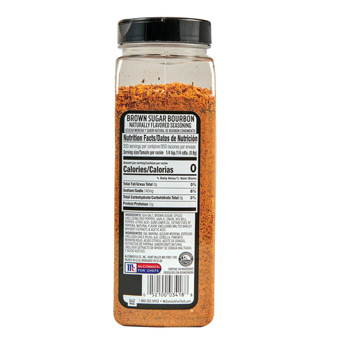 27 oz (Pack 2) McCormick Grill Mates Brown Sugar Bourbon Seasoning, - Container - Brown Sugar Bourbon Seasoning Made