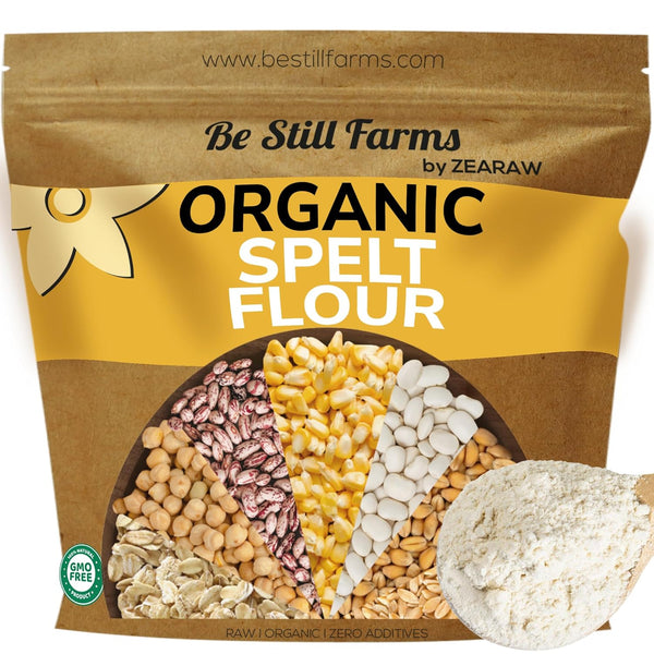 Be Still Farms Spelt Flour Organic Bulk - Bread Flour for Baking