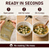 Packets Pack 4 8 Packs, 2 Fusion Select Freeze Dried Miso Soup - Variety with Flavors - Vegetable, Shallot, Tofu & Okra