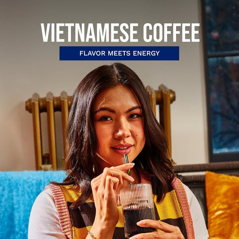 [12 oz Nguyen Coffee Supply - Saigon Robusta & Arabica Blend: Dark Roast Premium Whole Coffee Beans, Vietnamese Single