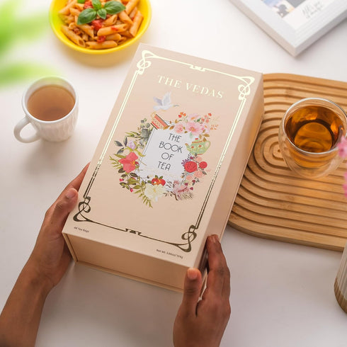 The Vedas Book Of Tea Gift Set | Assorted Tea Bags Gift