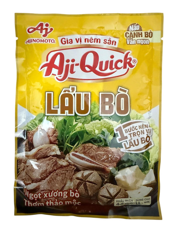 Generic Aji-Quick Vietnamese Beef Hot Pot Seasoning - Gia Vi Lau Bo 47g