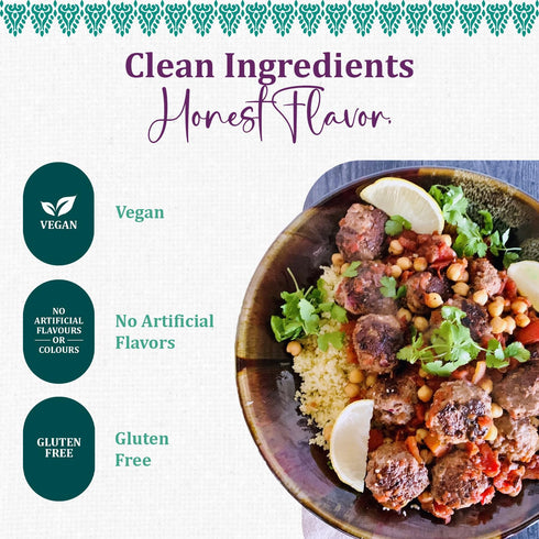 15.8oz (Pack 3) Al'Fez Moroccan Style Meatball Sauce - of - Mildly Spiced Tomato-Based Cooking Sauce - Gluten Free