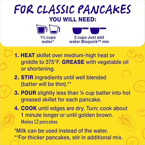 Bisquick 28 oz Betty Crocker Buttermilk Pancake and Waffle Mix, Made with Whole Grain, Just Add Water