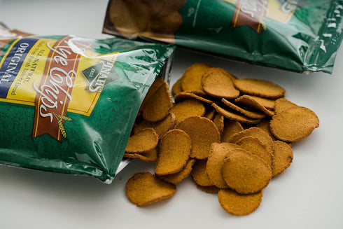Pinahs 7 Rye Chips , Garlic, ounces