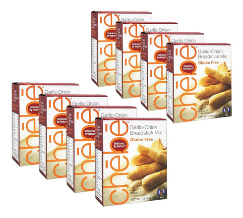 Chebe Bread Sticks Mix, Garlic & Onion, Gluten Free, 7.5-Ounce Bags (Pack of