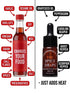 0.5 oz The Spice Drops Ultra-Concentrated Chili Oil | Flavor-Neutral Heat | Precision Dropper | Carolina Reaper Ghost