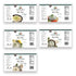 5 Pack Summer A Blend Above Blends Dip Mixes - Includes Cucumber, Lemon Dill, Asiago Roasted Garlic, Spinach Parmesan