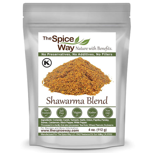 The Spice Way - Shawarma Seasoning Blend - Recipe Included, 4 oz, Meat and Poultry Rub