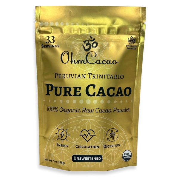 Pure Raw Organic Cacao Powder | Premium Ceremonial Grade Cacao | Natural