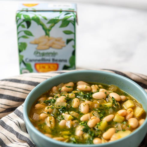 13.4 oz. (8-PACK) Jack's | Organic Cannellini White Beans | Filled with Protein & Fiber, Low Sodium & Non-GMO |