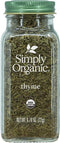 Simply Organic Whole Thyme Leaf, Certified Organic | 0.78 oz | Pack of 2