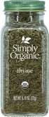 Simply Organic Whole Thyme Leaf, Certified Organic | 0.78 oz | Pack of 2