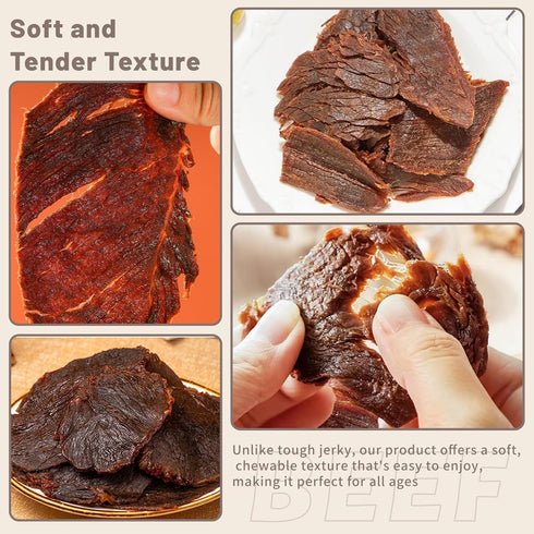 2.82oz (2.82oz, Old Cottage Beef Jerky - Authentic Taiwanese Recipe -Taiwanese Snacks - Dried Jerky Protein Snack |
