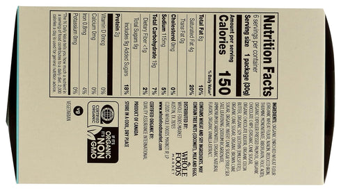 365 6.3 by Whole Foods Market, Organic Chocolate Chip Cookie Bites, Ounce