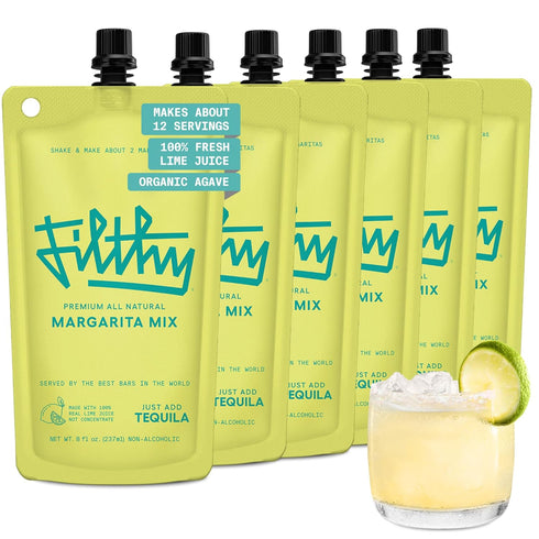 Filthy Margarita Mix, Premium Cocktail Mixer, All-Natural, Non-GMO, Vegan & Gluten-Free, Made