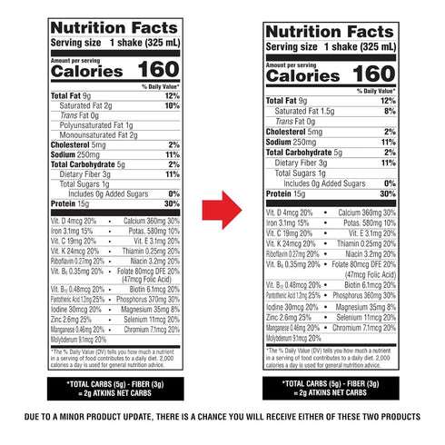 15g 2g 1g 12 Count Atkins Milk Chocolate Delight High Protein Shake, Protein, Net Carb, Sugar, Keto Friendly, Chocolate