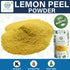 4 oz, SPICES VILLAGE Lemon Zest Powder, Natural Lemon Peel Powder for Baking, Cooking and Herb Tea - Certified Kosher