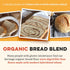 5 lbs Sunrise Flour Mill Heritage Organic Bread Flour Blend - | Organic Unbleached Bread Flour Easy to Digest with Less