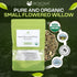 30 (1.5oz) Biokoma Organic Small-Flowered Willow Dried Herb Tea Bags Epilobium Parviflorum USDA Organic Herbal Tea