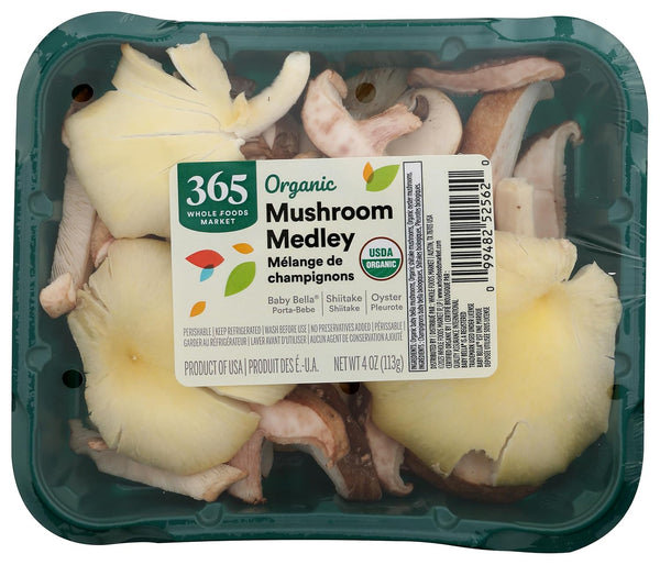 365 by Whole Foods Market Organic Mushroom Medley, 4 OZ