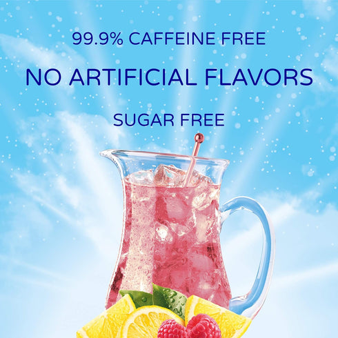 (4 Packets) Crystal Light Raspberry Lemonade Drink Mix Pitcher